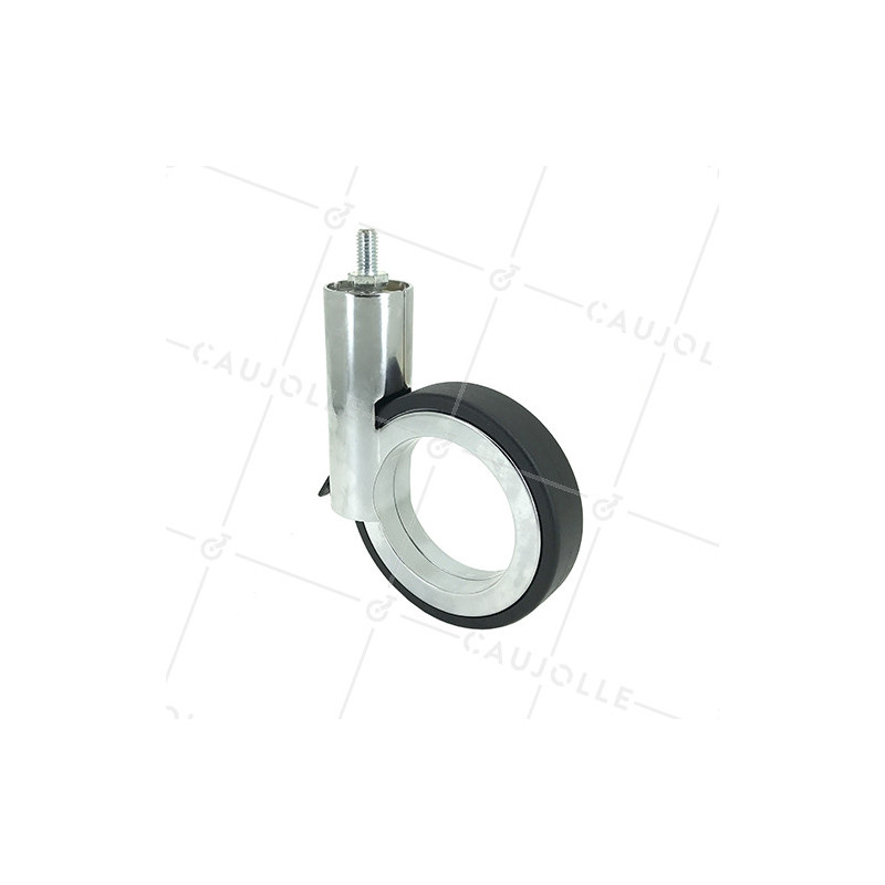 Modern design castor wheel GRAVITY 65T CHROME-PLATED