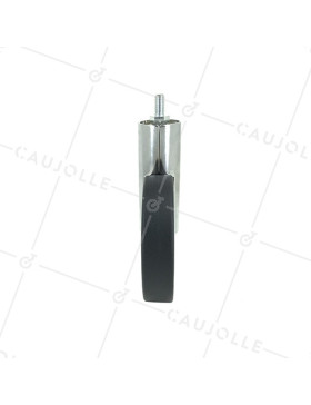 ROULETTE FUTURISTE CHROMÉE À TIGE FILETÉE DE 8 MM DIAMÈTRE 90 MM CHARGE 35KG - GRAVITY90TFC8