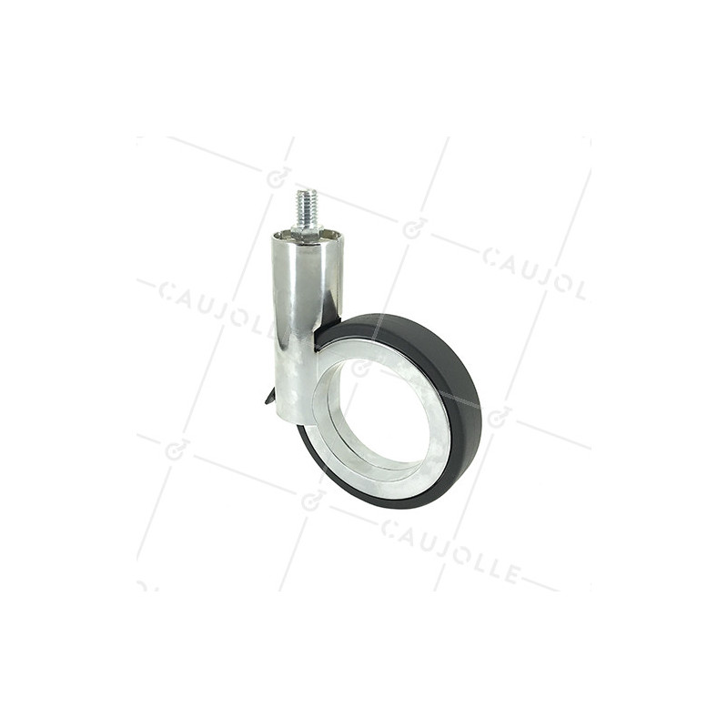 Modern design castor wheel GRAVITY 65T CHROME-PLATED
