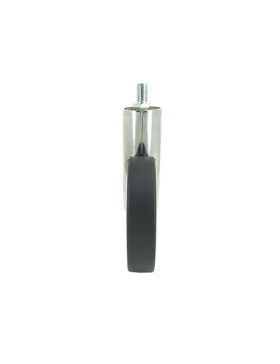 ROULETTE FUTURISTE CHROMÉE À TIGE FILETÉE DE 10 MM DIAMÈTRE 90 MM CHARGE 35KG - GRAVITY90TFC10