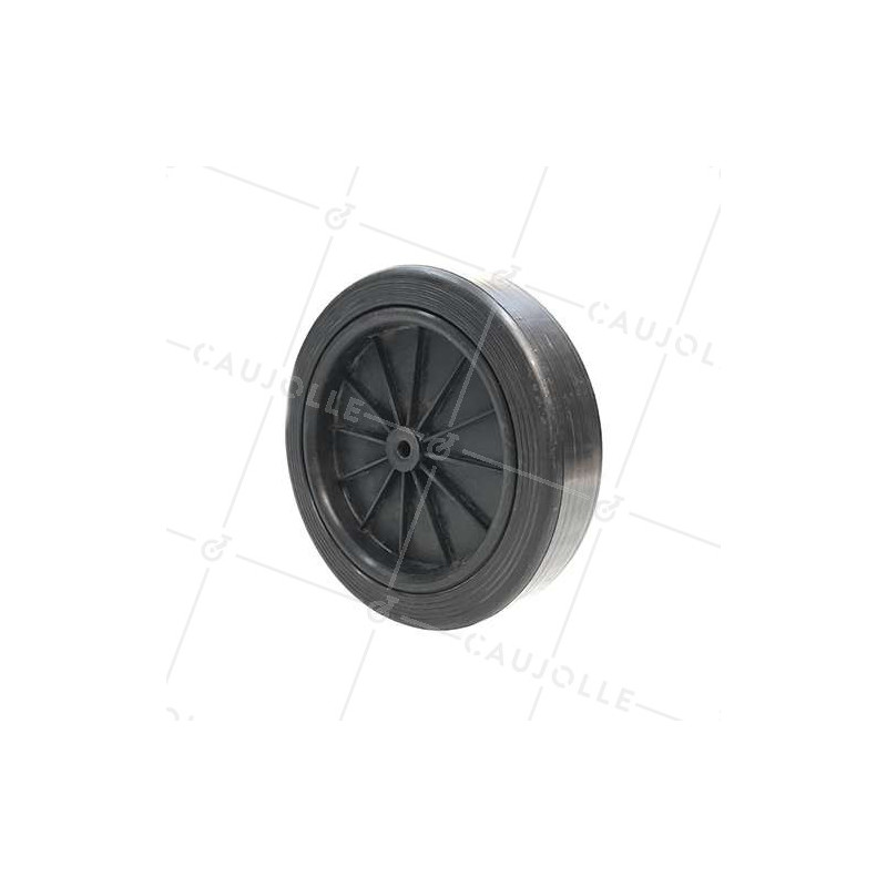 ROUE PLASTIQUE S2011 DIAMETRE 125 MM AXE 8 MM