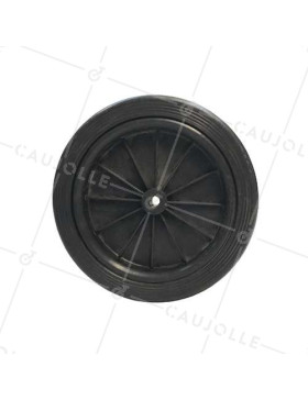 ROUE PLASTIQUE S2011 DIAMETRE 125 MM AXE 8 MM
