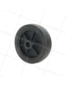 PVC WHEEL FOR GOODS HANDLING DIAMETER 160 MM MAX LOAD 100 KG SMOOTH 20 MM BORE - S2000PVC160 • Caujolle