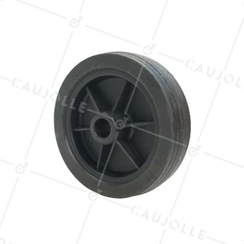 ROUE DE MANUTENTION PVC DIAMÈTRE 160MM CHARGE 100KG AXE 20 MM LISSE - S2000PVC160 • Caujolle