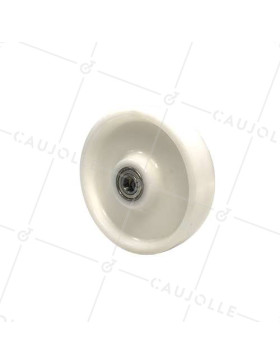 ROUE RENFORCÉE NYLON DIAMÈTRE 200MM CHARGE 1000 KG AXE 20 MM BILLES - S2480 B20 • Caujolle