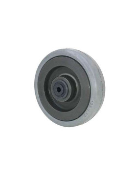GALET DE MANUTENTION CAOUTCHOUC DIAMÈTRE 125 MM AVEC ROULEMENT À BILLES - GAL 94
