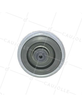 GALET DE MANUTENTION CAOUTCHOUC DIAMÈTRE 125 MM AVEC ROULEMENT À BILLES - GAL 94