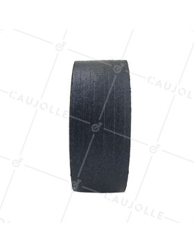 ROUE LARGE CAOUTCHOUC JANTE PLASTIQUE DIAMÈTRE 200 MM AXE 25 MM - S2750P200R25