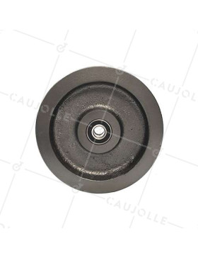 ROUE DE WAGONNET EN FONTE DIAMÈTRE 150 MM CHARGE 1000 KG