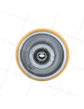 Roue industrielle bandage polyuréthane et jante fonte 150 mm - SFPU150