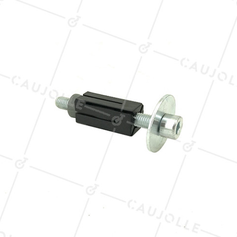 DOUILLE DE FIXATION EXPANSIBLE POUR TUBE CARRÉ DE 21 MM à 23 MM INTERIEUR ET ROULETTE A TROU DE 10 à 12 MM • Caujolle