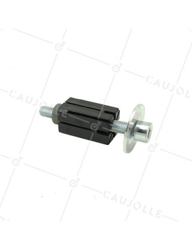 DOUILLE DE FIXATION EXPANSIBLE POUR TUBE CARRÉ DE 25 MM à 27 MM INTERIEUR ET ROULETTE A TROU DE 10 à 12 MM • Caujolle