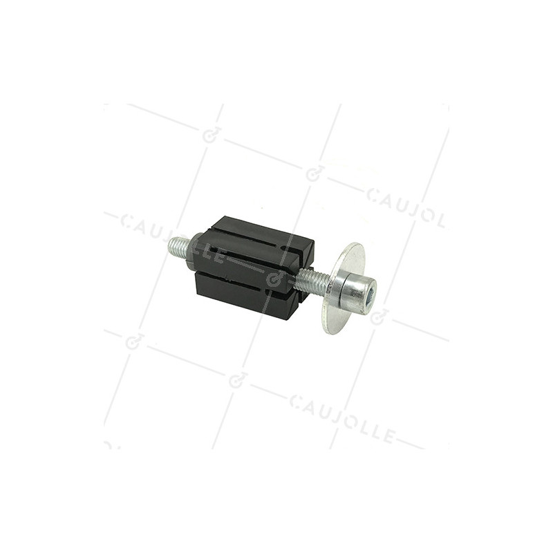 Expandable square socket for square tube from 30 mm to 32 mm.