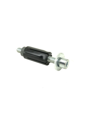 Fixing socket for round tube of 24 mm to 26 mm.