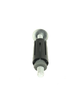 Fixing socket for round tube of 24 mm to 26 mm.