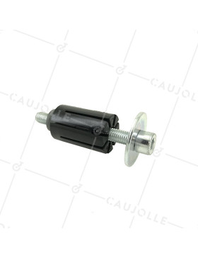 EXPANDABLE MOUNTING SOCKET FOR ROUND TUBE OF 30 mm to 32 mm INSIDE AND Castor WITH A HOLE OF 10 to 12 MM • Caujolle