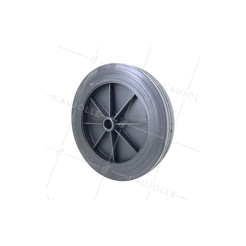 ROUE DE MANUTENTION PVC DIAMÈTRE 250MM AXE 20 MM S2000PVCA20