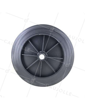 ROUE DE MANUTENTION PVC DIAMÈTRE 250MM AXE 20 MM S2000PVCA20
