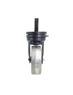 ROULETTE VINTAGE EN FONTE DIAMÈTRE 100MM CHARGE 250KG À TIGE FILETÉE DE 16 MM - INDUSTYL100TF