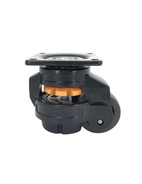 ROTATING CASTOR CONVERTIBLE TO FIXED LEG ANTI-VIBRATION DIAMETER 50 MM LOAD 250 KG - STABILIZER 50