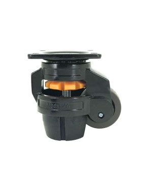 ROTATING CASTOR CONVERTIBLE TO FIXED LEG ANTI-VIBRATION DIAMETER 50 MM LOAD 250 KG - STABILIZER 50