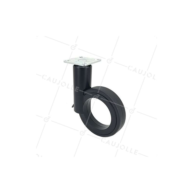 Modern design castor wheel GRAVITY 90P BLACK
