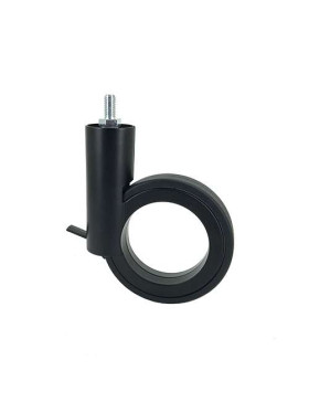 ROULETTE FUTURISTE NOIRE À TIGE FILETÉE DE 8 MM DIAMÈTRE 90 MM CHARGE 35KG - GRAVITY90TFN8