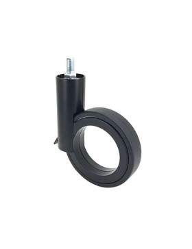 Modern design castor wheel GRAVITY 65T CHROME-PLATED