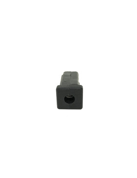 EMBOUT DE FIXATION POUR ROULETTE À OEIL DE 8MM ET TUBE CARRÉ DE 20MM ÉPAISSEUR 1,5MM