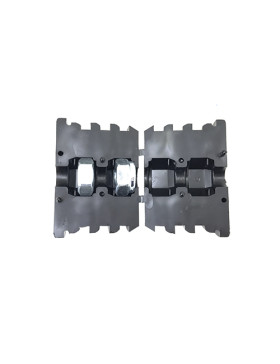 EMBOUT DE FIXATION POUR ROULETTE À OEIL DE 8MM ET TUBE CARRÉ DE 20MM ÉPAISSEUR 1,5MM