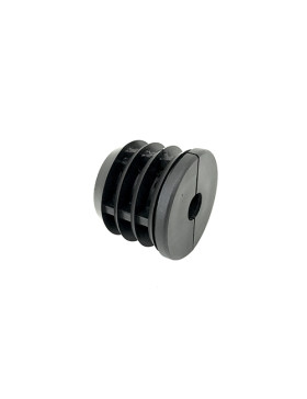 EMBOUT DE FIXATION POUR ROULETTE À OEIL DE 8MM ET TUBE CARRÉ DE 20MM ÉPAISSEUR 1,5MM