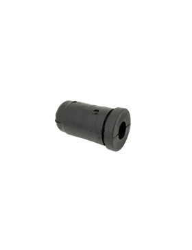 EMBOUT DE FIXATION POUR ROULETTE À OEIL DE 8MM ET TUBE CARRÉ DE 20MM ÉPAISSEUR 1,5MM