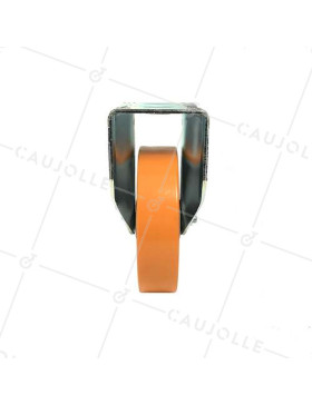 ROULETTE FIXE POLYURÉTHANE RENFORCÉE JANTE ALUMINIUM DIAMÈTRE 200 MM CHARGE 800KG - S79AR 200