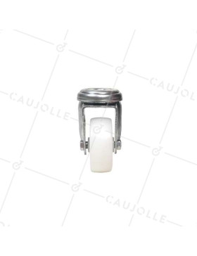 NYLON INDUSTRIAL CASTOR WHEEL WITH EYE S06N 50 MM DIAMETER 