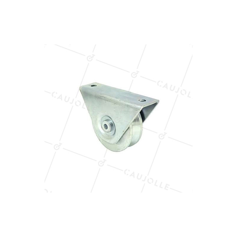 Sub-portal frame with a diameter of 80mm in steel with a triangular groove
