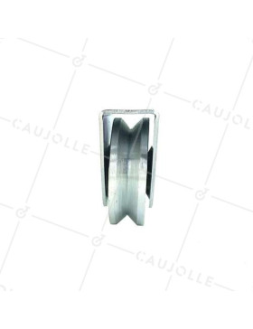 Sub-portal frame with a diameter of 80mm in steel with a triangular groove