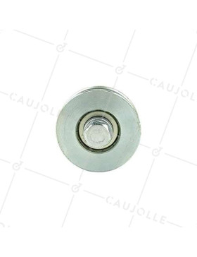 NARROW GROOVED DOOR ROLLER SQUARE 60 MM DIAMETER