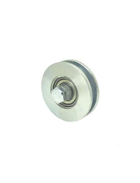 NARROW GROOVED DOOR ROLLER SQUARE 80 MM DIAMETER
