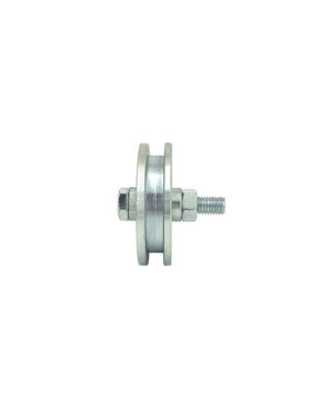 NARROW GROOVED DOOR ROLLER SQUARE 80 MM DIAMETER