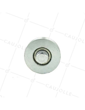 NARROW GROOVED DOOR ROLLER TRIANGULAR 60 MM DIAMETER