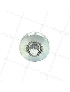 NARROW GROOVED DOOR ROLLER TRIANGULAR 80 MM DIAMETER