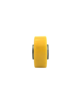 ROUE POLYURÉTHANE INDUSTRIELLE DIAMÈTRE 80 MM CHARGE 200 KG AXE 12 MM BILLES - S2013 80