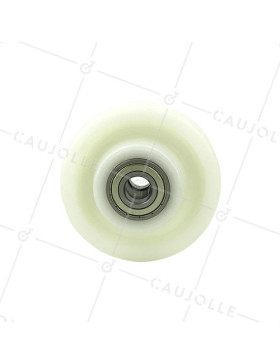 Roue en nylon renforcé diamètre 125mm avec roulement à billes