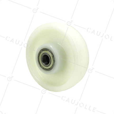 WHEEL IN REINFORCED NYLON DIAMETER 150 MM MAX LOAD 700 KG 20 MM BORE AND BALL-BEARINGS - S2480 150 RB20 • Caujolle