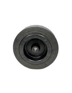 ROUE LARGE EN CAOUTCHOUC JANTE PLASTIQUE DIAMÈTRE 250 MM CHARGE 350 KG AXE 20 MM - S2650P 250