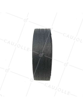 Roue large en caoutchouc avec jante plastique lisse diamètre 250mm