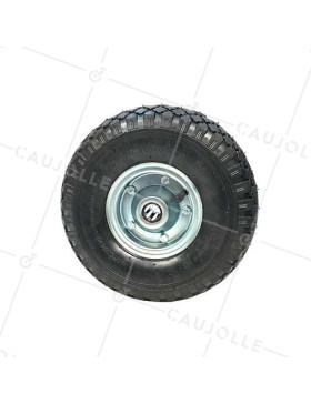 INFLATED Hand truck WHEEL STEEL RIM DIAMETER 260 MM LOAD 150KG AXLE 20 MM - S2700T R20 (TIRE 3.00-4)