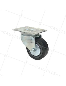 CLASSIC REINFORCED GOODS HANDLING SWIVEL CASTOR DIAMETER 100 MM MAX LOAD 125 KG - S2C 100R  • Caujolle