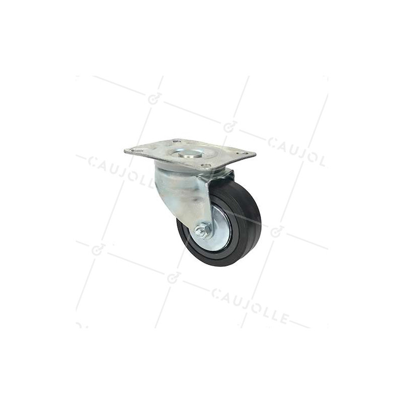 ROULETTE PIVOTANTE DE MANUTENTION CLASSIQUE RENFORCÉE DIAMÈTRE 100 MM CHARGE 100 KG - S2C 100R