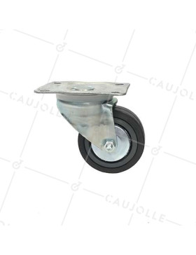 ROULETTE PIVOTANTE DE MANUTENTION CLASSIQUE RENFORCÉE DIAMÈTRE 100 MM CHARGE 100 KG - S2C 100R